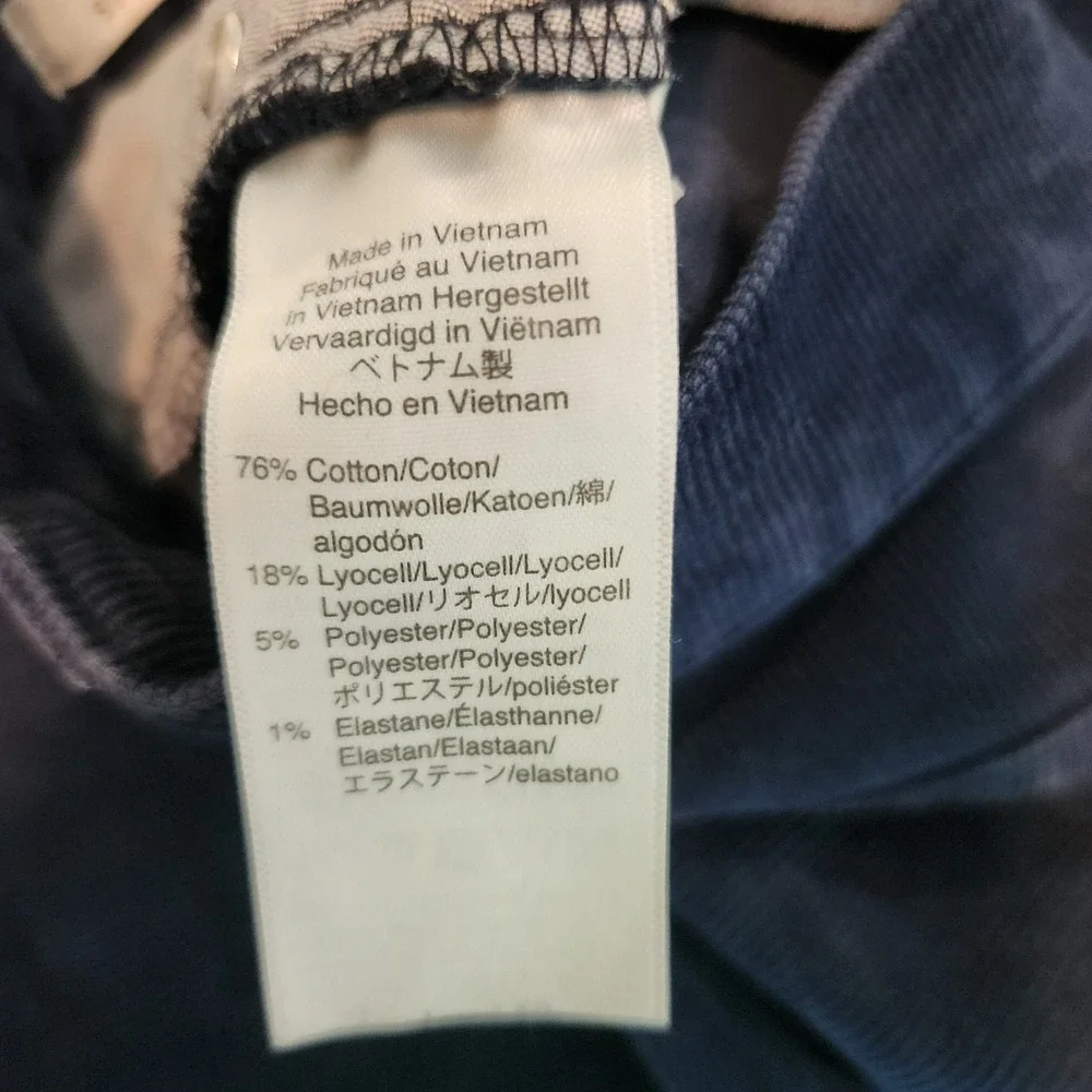 J. Crew Pants Vintage Straight Navy Blue Corduroy Preppy 25 XS